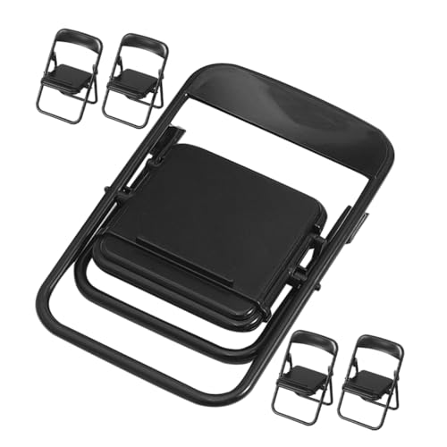 5 Stück Mini Stuhr-förmiger Mobilfunkhalter Stuhl-telefonhalter Klein Miniaturstühle Puppe Winzig Stuhl Handyständer Mini-klappstuhl Falten Mini-Stuhl-handyhalter Schwarz Plastik 5 Stück Mini Stuhr-förmiger Mobilfunkhalter Stuhl-telefonhalter Klein Miniaturstühle Puppe Winzig Stuhl Handyständer Mini-klappstuhl Falten Mini-Stuhl-handyhalter Schwarz Plastik von WEKADRIN