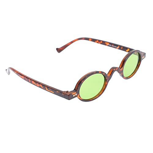 WEKADRIN 1 Paar Retro Leopard Frame Sonnenbrille für Festivals Sonnenbrillen Accessoire für Partys Foto Requisiten Strandveranstaltungen Stilvolle und Leichte Damenbrille mit Ovalem Design von WEKADRIN