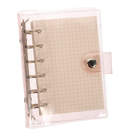 WEKADRIN 1 Satz PVC Notizbuch mit Ring Binder und Nachfüllbar Bling Loose Leaf Notepad für Kreative Planung und Tägliche Notizen Kariert WEKADRIN 1 Satz PVC Notizbuch mit Ring Binder und Nachfüllbar Bling Loose Leaf Notepad für Kreative Planung und Tägliche Notizen Kariert von WEKADRIN