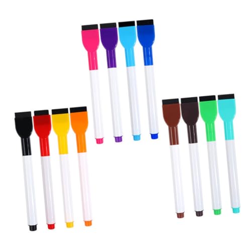 WEKADRIN 1 Satz Teiliges Whiteboard Marker Abwischbare Wiederverwendbare Trockenmarker Mit Pinselspitze Leichte Abs Materialien Geeignet Für Klassenzimmer Büro Zuhause Vielseitige 12 Stück WEKADRIN 1 Satz Teiliges Whiteboard Marker Abwischbare Wiederverwendbare Trockenmarker Mit Pinselspitze Leichte Abs Materialien Geeignet Für Klassenzimmer Büro Zuhause Vielseitige 12 Stück von WEKADRIN