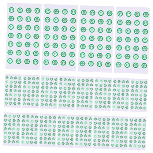 WEKADRIN 1 Satz Umweltfreundliche Wasserdichte Recycling-aufkleber Rund Langlebige Elektronische Produktetiketten Aus Papier Für Nachhaltige Verpackung Und Kennzeichnung 500 Stück WEKADRIN 1 Satz Umweltfreundliche Wasserdichte Recycling-aufkleber Rund Langlebige Elektronische Produktetiketten Aus Papier Für Nachhaltige Verpackung Und Kennzeichnung 500 Stück von WEKADRIN