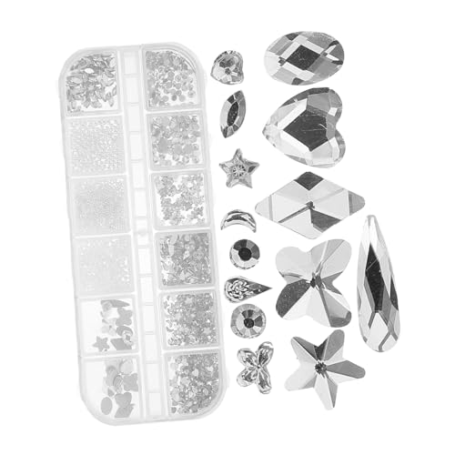 WEKADRIN 1 Schachtel Nageldeko Fächer Bunte Flache Strasssteine Nägel Nail Gems für Maniküre Nail Art Schmuck DIY Klein Lang Modisch WEKADRIN 1 Schachtel Nageldeko Fächer Bunte Flache Strasssteine Nägel Nail Gems für Maniküre Nail Art Schmuck DIY Klein Lang Modisch von WEKADRIN