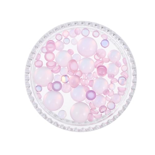 WEKADRIN 1 Schachtel Nail Art Perlen Jelly Strasssteine Nageldekoration Kreativ für Damen und DIY Maniküre Bunte Flache Jelly Perlen für Natürliche und Künstliche Nägel als und Nail Art von WEKADRIN