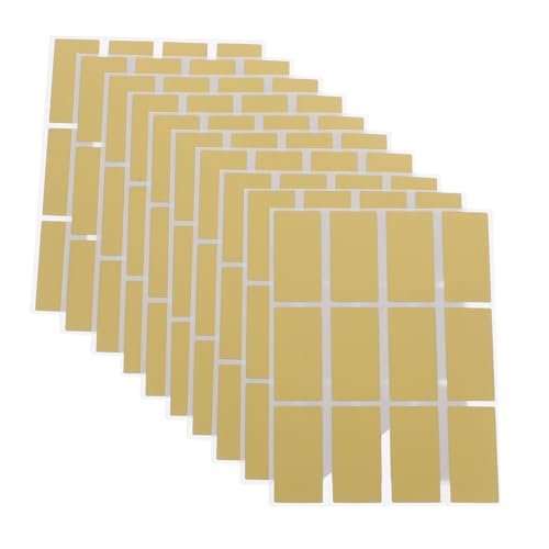 WEKADRIN 10 Blatt Scratch Off Sticker Goldene Rubbelaufkleber für Geburtstagskarten Überraschungsspiel Lehrmittel Einfache Anwendung Vielseitig Einsetzbar für Partys und Gewinnspiele WEKADRIN 10 Blatt Scratch Off Sticker Goldene Rubbelaufkleber für Geburtstagskarten Überraschungsspiel Lehrmittel Einfache Anwendung Vielseitig Einsetzbar für Partys und Gewinnspiele von WEKADRIN