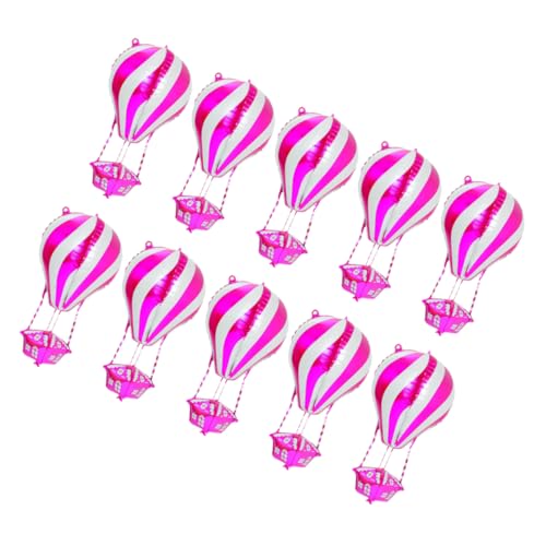 WEKADRIN 10 Stück Aluminiumfolie Heißluftballons Schwebende Partydeko Leichte Formstabile Ballon Dekoration für Geburtstag Hochzeit Weihnachten Halloween Shower WEKADRIN 10 Stück Aluminiumfolie Heißluftballons Schwebende Partydeko Leichte Formstabile Ballon Dekoration für Geburtstag Hochzeit Weihnachten Halloween Shower von WEKADRIN