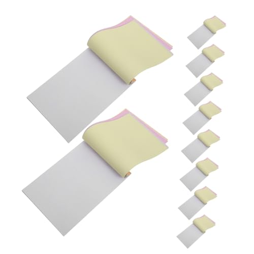WEKADRIN 10 Stück Blanko Carbonless Notizblock Kraftpapier Schreibjournal ohne Raster für Bürobedarf und Geschäftsreisen mit Automatischer Kopierfunktion für Buchhaltung und Meetingnotizen WEKADRIN 10 Stück Blanko Carbonless Notizblock Kraftpapier Schreibjournal ohne Raster für Bürobedarf und Geschäftsreisen mit Automatischer Kopierfunktion für Buchhaltung und Meetingnotizen von WEKADRIN