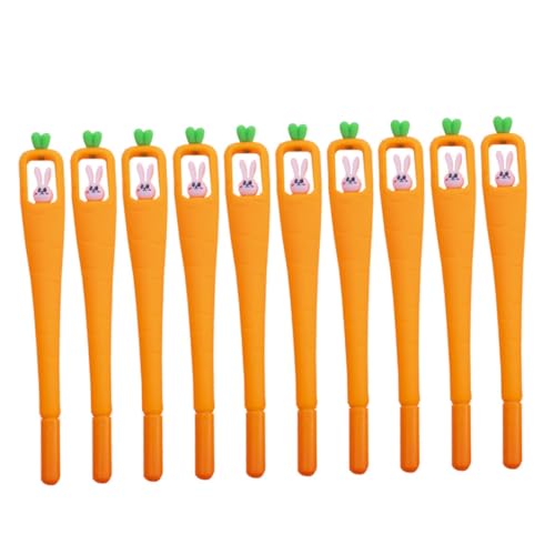 WEKADRIN 10 Stück Cartoon Kugelschreiber Feine Spitze Schwarze Pigmentierte Tinte Wasserfest Rutschfest Niedlich Häschen und Karotte Design für Schreiben Basteln Tagebuch Schule und Büro WEKADRIN 10 Stück Cartoon Kugelschreiber Feine Spitze Schwarze Pigmentierte Tinte Wasserfest Rutschfest Niedlich Häschen und Karotte Design für Schreiben Basteln Tagebuch Schule und Büro von WEKADRIN