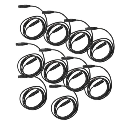 WEKADRIN 10 Stück Dmx Pin Signal Kabel Xlr Male Female Flexibel für Moving Head Licht Par Licht Dj Bühnenbeleuchtung Robuste PVC Ummantelung Korrosionsbeständig Ktv Geeignet WEKADRIN 10 Stück Dmx Pin Signal Kabel Xlr Male Female Flexibel für Moving Head Licht Par Licht Dj Bühnenbeleuchtung Robuste PVC Ummantelung Korrosionsbeständig Ktv Geeignet von WEKADRIN