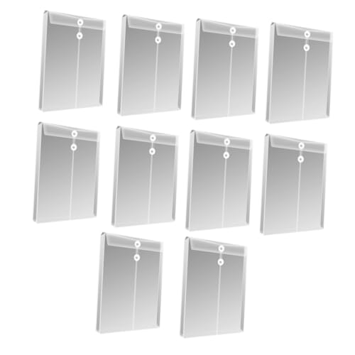 WEKADRIN 10 Stück Teiliges Dokumententaschen Mittlere Transparent mit Kordelverschluss Leichte Büro und Reise Organizer für Quittungen Rechnungen Karten Stilvoll und Bruchsicher WEKADRIN 10 Stück Teiliges Dokumententaschen Mittlere Transparent mit Kordelverschluss Leichte Büro und Reise Organizer für Quittungen Rechnungen Karten Stilvoll und Bruchsicher von WEKADRIN