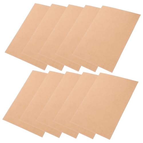 WEKADRIN 10 Stück Teiliges Papier Dateiordner aus Kraftpapier Robuster Einzelner Steckplatz Dokumentenmappe für Büro Schule Zuhause Einfacher und Langlebiger Papierordner zur Effizienten von WEKADRIN