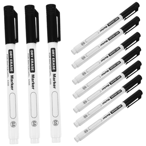 WEKADRIN 10 Stück Teiliges Whiteboard Marker Feine Spitze Abwischbarer Marker Stift für Schule und Büro Glattes Schreiben Schnelltrocknend für Klassenzimmer und Desktop Whiteboards WEKADRIN 10 Stück Teiliges Whiteboard Marker Feine Spitze Abwischbarer Marker Stift für Schule und Büro Glattes Schreiben Schnelltrocknend für Klassenzimmer und Desktop Whiteboards von WEKADRIN