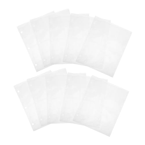 WEKADRIN 10 Stück Transparente Kartenhüllen für Sammelalben Nachfüllbare Innenseiten für Fotokarten Schutzfolien für Ringbinder für Organisation von Karten und Erinnerungen WEKADRIN 10 Stück Transparente Kartenhüllen für Sammelalben Nachfüllbare Innenseiten für Fotokarten Schutzfolien für Ringbinder für Organisation von Karten und Erinnerungen von WEKADRIN