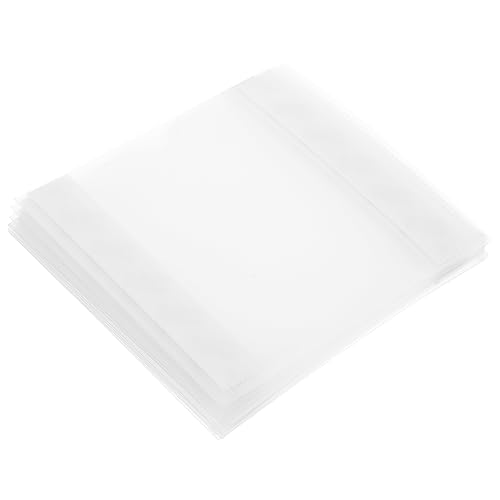 WEKADRIN 10 Stück Übersichtliche Dokumentenmappen Unterlagen Wiederverwendbar Gepolstert Reißverschluss Beutel Tasche Büro Bindemittel Dokumentieren Schützend Versiegelbar Sport Transparent von WEKADRIN
