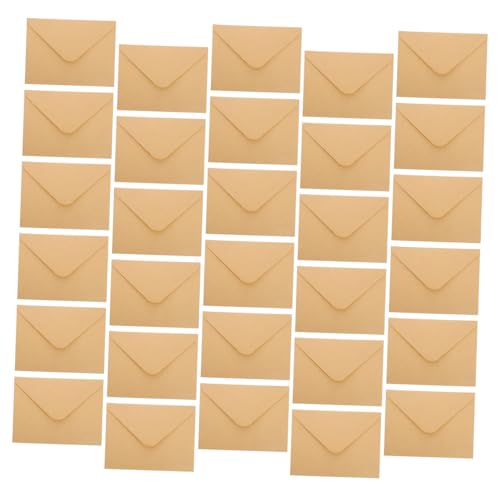 WEKADRIN 100 Stück Braune Kraftpapier Briefumschläge V Klappe Selbstklebend für Einladungen Grußkarten Hochzeitspost Business Briefe Vielseitig Verwendbar von WEKADRIN