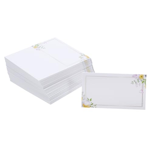 WEKADRIN 100 Stück Hochzeits-namenskarten: Für Die Tischdekoration, Faltbare Tischkarten Mit Blumenmuster Für Hochzeitsempfang, Abendessen, Party, Bankett, Babyparty WEKADRIN 100 Stück Hochzeits-namenskarten: Für Die Tischdekoration, Faltbare Tischkarten Mit Blumenmuster Für Hochzeitsempfang, Abendessen, Party, Bankett, Babyparty von WEKADRIN