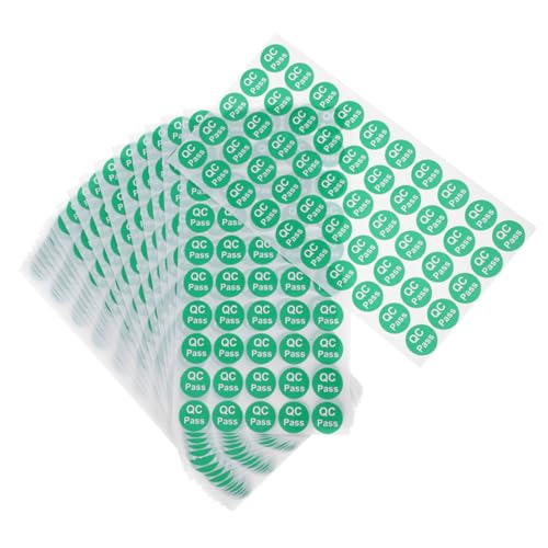 WEKADRIN 1000 Stück Runde Selbstklebende Qualitätskontrollaufkleber Pass Etiketten Für Lagerverwaltung Produktfreigabe Qualitätsmarkierung Effiziente Organisation WEKADRIN 1000 Stück Runde Selbstklebende Qualitätskontrollaufkleber Pass Etiketten Für Lagerverwaltung Produktfreigabe Qualitätsmarkierung Effiziente Organisation von WEKADRIN