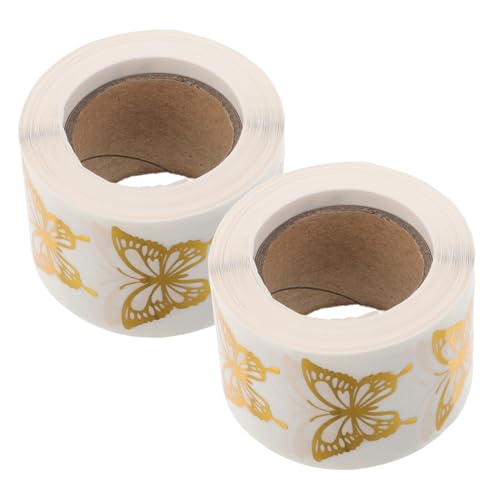 WEKADRIN 1000 Stück Teiliges Selbstklebende Schmetterling Aufkleber Goldfolie mit Starkem Haftkleber für Umschläge Geschenkverpackungen Einladungen Geburtstagsfeiern Hochzeitsdeko WEKADRIN 1000 Stück Teiliges Selbstklebende Schmetterling Aufkleber Goldfolie mit Starkem Haftkleber für Umschläge Geschenkverpackungen Einladungen Geburtstagsfeiern Hochzeitsdeko von WEKADRIN