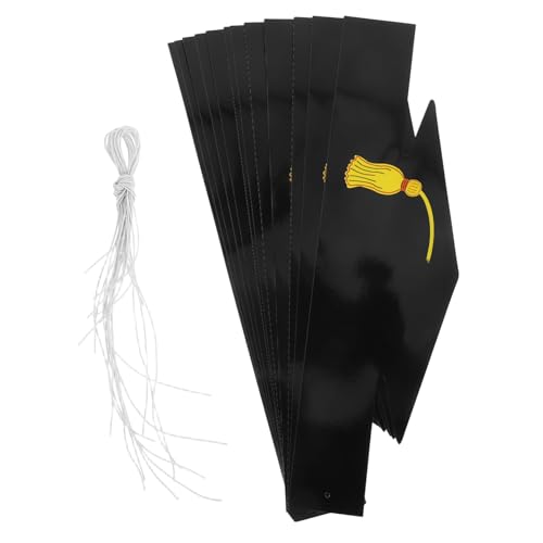WEKADRIN 12 Stück Teiliges DIY Papier Graduation Caps Leicht zu Tragen Komfortabel für Abi Partydekoration und bei Abschlussfeiern von WEKADRIN