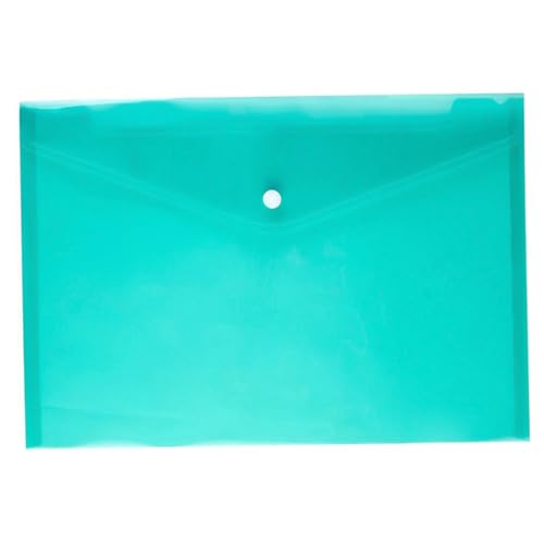 WEKADRIN 12 Stück Teiliges Dokumentenmappe Transparente PP Organizer mit Kunststoff Druckknopf Reißfest und Wasserabweisend Vielseitige Büro und Schulmappe für Sichere Aufbewahrung von WEKADRIN