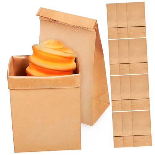 WEKADRIN 120 Stück Kraftpapier Papiertüten Lebensmittelechte Brottüten Snackbeutel für Kekse Süßigkeiten Gemüse Obst Vielseitige Einweg verpackungstaschen WEKADRIN 120 Stück Kraftpapier Papiertüten Lebensmittelechte Brottüten Snackbeutel für Kekse Süßigkeiten Gemüse Obst Vielseitige Einweg verpackungstaschen von WEKADRIN
