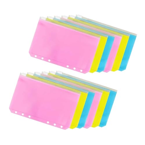 WEKADRIN 12Stücke Wasserdichte Reißverschluss Binder Teiliges aus Farbigem Mattem für Ordner zur Aufbewahrung von Dokumenten im Home Office WEKADRIN 12Stücke Wasserdichte Reißverschluss Binder Teiliges aus Farbigem Mattem für Ordner zur Aufbewahrung von Dokumenten im Home Office von WEKADRIN
