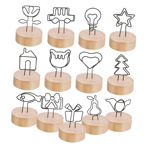 WEKADRIN 13 Stück Teiliges Holz Platzkartenhalter mit Clips Stabiles Fotohalter design Praktisch und Langlebig für Bankette Hochzeiten und Tischdekoration WEKADRIN 13 Stück Teiliges Holz Platzkartenhalter mit Clips Stabiles Fotohalter design Praktisch und Langlebig für Bankette Hochzeiten und Tischdekoration von WEKADRIN