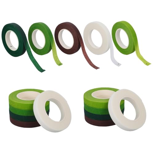 WEKADRIN 15 Stück Blumenband Floristisches Klebeband Blumenwickelbänder Hochzeitsstrauß Band Strauß Wickelband Blumenwickelband Blumenstrauß Stängelwickelband Blumenstraußband Papier WEKADRIN 15 Stück Blumenband Floristisches Klebeband Blumenwickelbänder Hochzeitsstrauß Band Strauß Wickelband Blumenwickelband Blumenstrauß Stängelwickelband Blumenstraußband Papier von WEKADRIN