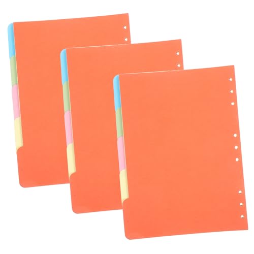 WEKADRIN 15 Stück Bunte Notizbuch Trennblätter Teiliges Papier Divider mit Registerkarten für Schule Büro Organisierte Ablage Schnellhefter Ordnertrenner WEKADRIN 15 Stück Bunte Notizbuch Trennblätter Teiliges Papier Divider mit Registerkarten für Schule Büro Organisierte Ablage Schnellhefter Ordnertrenner von WEKADRIN