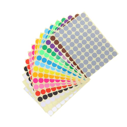 WEKADRIN 16 Stück Bunte Punktaufkleber Teiliges Selbstklebend Geschenketiketten Markierungspunkte für Geschenkanhänger Scrapbooking und Dekoration Leicht Ablösbar Sicher Vielseitig WEKADRIN 16 Stück Bunte Punktaufkleber Teiliges Selbstklebend Geschenketiketten Markierungspunkte für Geschenkanhänger Scrapbooking und Dekoration Leicht Ablösbar Sicher Vielseitig von WEKADRIN