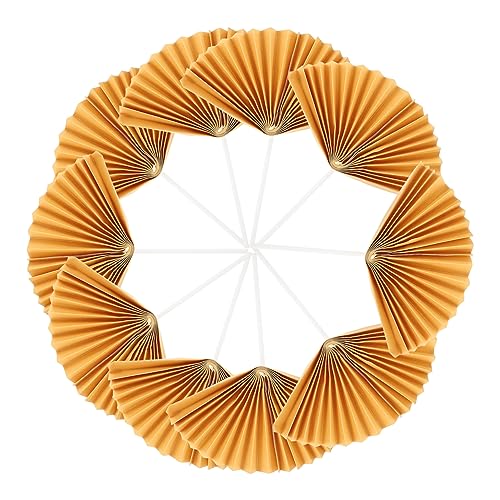 WEKADRIN 16 Stück Teiliges Cake Topper mit Goldfarbenen Antiken Papierfächern Stabile Tortendeko für Geburtstag Cupcake Picks Kreative Partydekoration für Themenfeiern WEKADRIN 16 Stück Teiliges Cake Topper mit Goldfarbenen Antiken Papierfächern Stabile Tortendeko für Geburtstag Cupcake Picks Kreative Partydekoration für Themenfeiern von WEKADRIN
