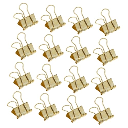 WEKADRIN 16 Stück Teiliges Goldfarbene Büroklammern aus Legierung Lange Rostfreie Binder Clips für Dokumente Rechnungen und Quittungen Vielseitige Büroklammern für Schule und Home Office WEKADRIN 16 Stück Teiliges Goldfarbene Büroklammern aus Legierung Lange Rostfreie Binder Clips für Dokumente Rechnungen und Quittungen Vielseitige Büroklammern für Schule und Home Office von WEKADRIN