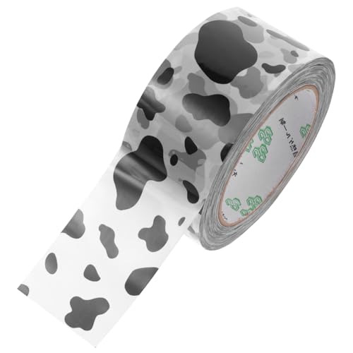 WEKADRIN 1Rolle Klebeband mit Milchmuster für Versand und Verpackung Hochwertiges Paketklebeband Einfach Abzuziehen Langlebig für Büro und DIY Projekte von WEKADRIN