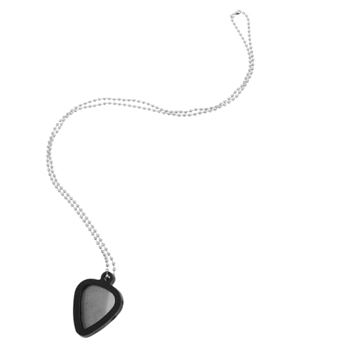 WEKADRIN 1Satz Gitarren Pick Halter Halskette Gitarren Picks Für Gitarre Ukulele Bass Zubehör Für Musikliebhaber Und Gitarristen von WEKADRIN