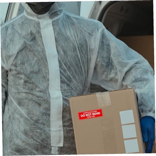 WEKADRIN 2 Rollen Fragile Versandaufkleber Je Hochklebend Handle With Care Umzugssticker Warnetiketten für Zerbrechliche Pakete Leuchtend und Widerstandsfähig von WEKADRIN