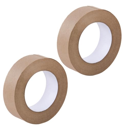 WEKADRIN 2 Rollen Kraftpapier Klebeband Wasseraktiviertes Reißfestes Verpackungsband Umweltfreundlich Vielseitig für Haushaltskartons Abriebfest und Wasserbeständig Praktische Packhilfe WEKADRIN 2 Rollen Kraftpapier Klebeband Wasseraktiviertes Reißfestes Verpackungsband Umweltfreundlich Vielseitig für Haushaltskartons Abriebfest und Wasserbeständig Praktische Packhilfe von WEKADRIN