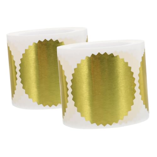 WEKADRIN 2 Rollen Schablonenaufkleber Grad Hochzeit Geformt Bunt Silber Zertifikat Klein Prägung Versiegelt Prägen Einladung Medaillenaufkleber Geprägt Golden Unterlage Aus Pergaminpapier WEKADRIN 2 Rollen Schablonenaufkleber Grad Hochzeit Geformt Bunt Silber Zertifikat Klein Prägung Versiegelt Prägen Einladung Medaillenaufkleber Geprägt Golden Unterlage Aus Pergaminpapier von WEKADRIN