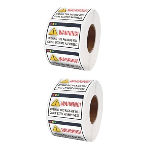 WEKADRIN 2 Rollen Versiegelungsaufkleber für Kleine Unternehmen Selbstklebende Geschenkbox-etiketten mit Fröhlichem Design Starke Haftung für Versand Verpackung Umschläge Personalisierte WEKADRIN 2 Rollen Versiegelungsaufkleber für Kleine Unternehmen Selbstklebende Geschenkbox-etiketten mit Fröhlichem Design Starke Haftung für Versand Verpackung Umschläge Personalisierte von WEKADRIN
