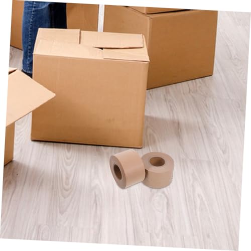 WEKADRIN 2 Rollen Wasseraktiviertes Biologisch Abbaubares Kraftpapier Klebeband Schweres Reißfestes Verpackungsband Beschreibbar und Zuschneidbar für Sichere Kartonversiegelung WEKADRIN 2 Rollen Wasseraktiviertes Biologisch Abbaubares Kraftpapier Klebeband Schweres Reißfestes Verpackungsband Beschreibbar und Zuschneidbar für Sichere Kartonversiegelung von WEKADRIN