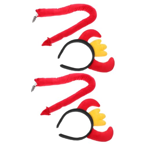 WEKADRIN 2 Sätze Rotes Teufelshörner Haarreif Halloween Cosplay Accessoire Damen Herren Komfortabel Verstellbar Für Party Karneval Festliches Kostüm WEKADRIN 2 Sätze Rotes Teufelshörner Haarreif Halloween Cosplay Accessoire Damen Herren Komfortabel Verstellbar Für Party Karneval Festliches Kostüm von WEKADRIN