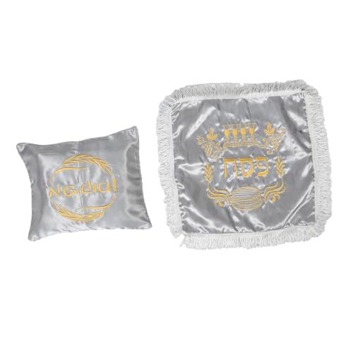 WEKADRIN 2 Stück Chanukkah-satin-bestickte Beutel, Keks-leckerli-halter-set Für Jüdische Feiern, Feiertags-partygeschenke von WEKADRIN