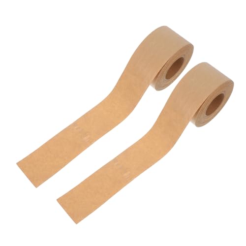 WEKADRIN 2 Stück Faserverstärktes Kraftpapier Packband Wasseraktiviertes Klebeband mit Hoher Reißfestigkeit für Verpackung Versand und Vielseitige Befestigung WEKADRIN 2 Stück Faserverstärktes Kraftpapier Packband Wasseraktiviertes Klebeband mit Hoher Reißfestigkeit für Verpackung Versand und Vielseitige Befestigung von WEKADRIN
