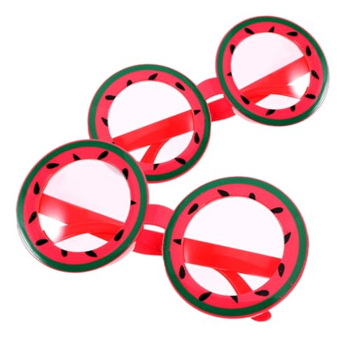 WEKADRIN 2 Stück Hawaiian Wassermelonen Sonnenbrille Lustige Partybrille für Strand und Mottopartys Foto Requisiten für Sommerfeiern Leichte und Accessoires für Unvergessliche von WEKADRIN