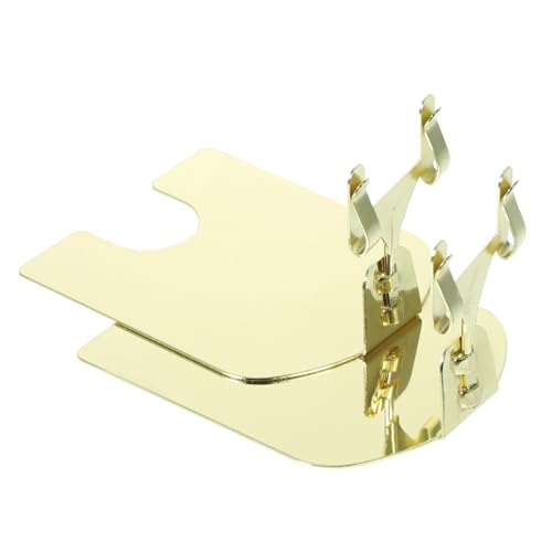 WEKADRIN 2 Stück Kartenhalter für Visitenkarten und Namensschilder Stabiler Tischaufsteller für Büro und Veranstaltungen Goldfarbene Klammer für Organisation und Präsentation WEKADRIN 2 Stück Kartenhalter für Visitenkarten und Namensschilder Stabiler Tischaufsteller für Büro und Veranstaltungen Goldfarbene Klammer für Organisation und Präsentation von WEKADRIN