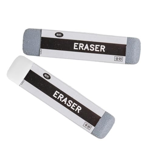 WEKADRIN 2 Stück Matte Radiergummi für Tinten Kugelschreiber Speziell für Füllfederhalter Rückstandsfrei Frosted Oberfläche für Besseren Griff für Büro und Schule WEKADRIN 2 Stück Matte Radiergummi für Tinten Kugelschreiber Speziell für Füllfederhalter Rückstandsfrei Frosted Oberfläche für Besseren Griff für Büro und Schule von WEKADRIN
