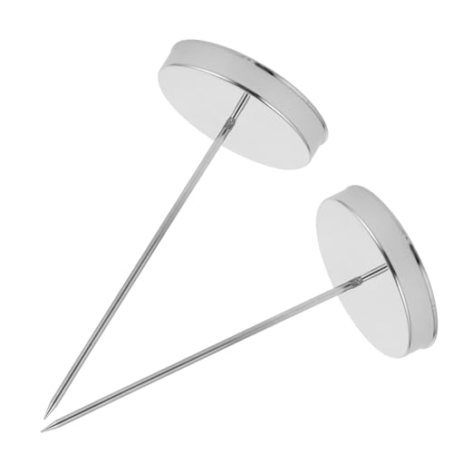 WEKADRIN 2 Stück Memo Halter Spike aus Robustem Metall Kompakter Zettelhalter für Restaurant Büro und Haushalt Praktischer Ticket und Quittungsorganizer für Tisch und Gastro Bereich von WEKADRIN
