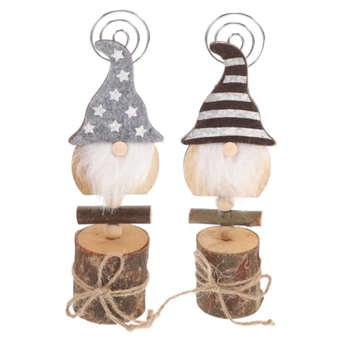 WEKADRIN 2 Stück Weihnachts Memo Halter mit Cartoon Puppe Design Niedliche Tischkartenhalter für Party Geburtstag Hochzeit Stabile Draht Clips mit Rutschfestem Boden Gestreift Sternen WEKADRIN 2 Stück Weihnachts Memo Halter mit Cartoon Puppe Design Niedliche Tischkartenhalter für Party Geburtstag Hochzeit Stabile Draht Clips mit Rutschfestem Boden Gestreift Sternen von WEKADRIN