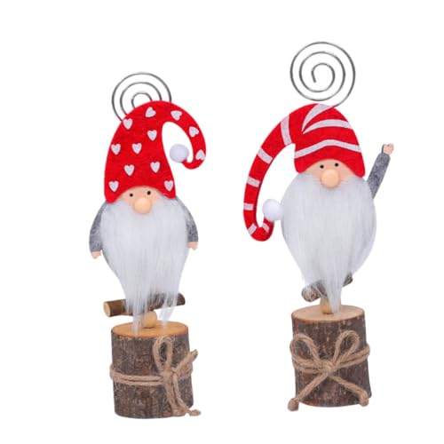 WEKADRIN 2 Stück Weihnachts Memo Kartenhalter mit Cartoon Figur Tischkartenhalter für Hochzeiten Geburtstage Partydekoration Rutschfeste Basis Wiederverwendbar Herz und Streifenmuster WEKADRIN 2 Stück Weihnachts Memo Kartenhalter mit Cartoon Figur Tischkartenhalter für Hochzeiten Geburtstage Partydekoration Rutschfeste Basis Wiederverwendbar Herz und Streifenmuster von WEKADRIN