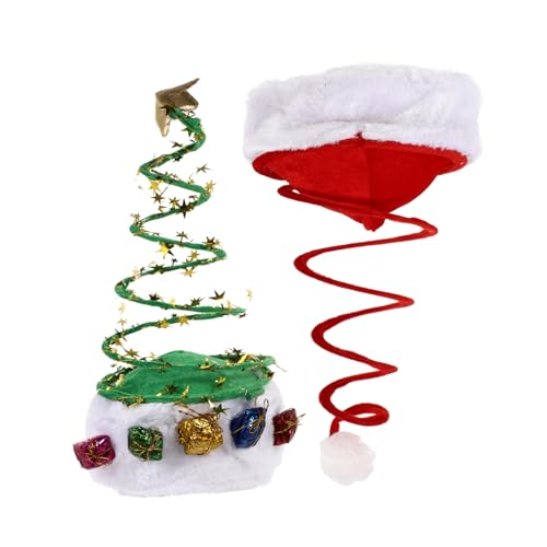 WEKADRIN 2 Stück Weihnachtsmütze Bunte Partyhüte Festlich Dekorativ Karnevalstauglich Stabile Form für Erwachsene und Zufällige Designs WEKADRIN 2 Stück Weihnachtsmütze Bunte Partyhüte Festlich Dekorativ Karnevalstauglich Stabile Form für Erwachsene und Zufällige Designs von WEKADRIN