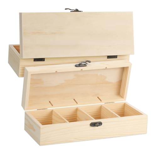 WEKADRIN 2 Teiliges Holz Organizer mit Fächern Handgefertigte Holzbox mit Klappdeckel Kompakter Aufbewahrungsbehälter für Schmuck Mini Notizblöcke und Persönliche Kleinigkeiten für WEKADRIN 2 Teiliges Holz Organizer mit Fächern Handgefertigte Holzbox mit Klappdeckel Kompakter Aufbewahrungsbehälter für Schmuck Mini Notizblöcke und Persönliche Kleinigkeiten für von WEKADRIN
