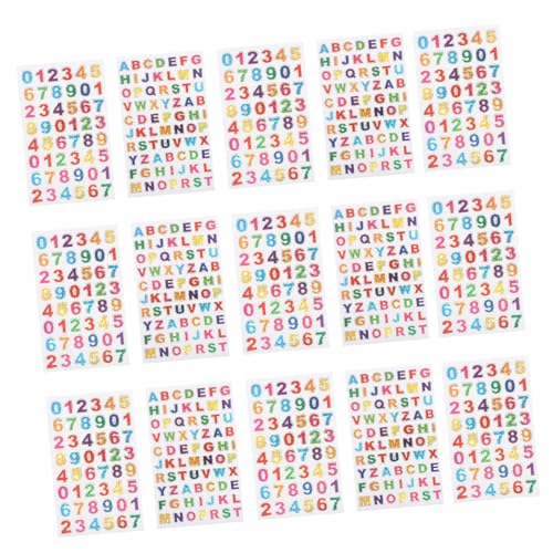WEKADRIN 20 Blatt Glitzernde Alphabet und Aufkleber Selbstklebende Bögen für Scrapbooking und Dekoration Holographische Designs für Kreative Projekte Langlebig und Einfach zu Verwenden WEKADRIN 20 Blatt Glitzernde Alphabet und Aufkleber Selbstklebende Bögen für Scrapbooking und Dekoration Holographische Designs für Kreative Projekte Langlebig und Einfach zu Verwenden von WEKADRIN